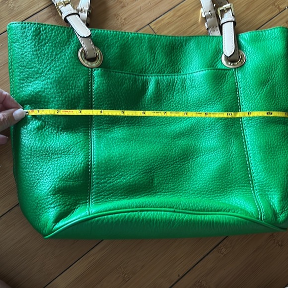 Michael Kors Green Medium Leather Tote - Picture 16 of 16